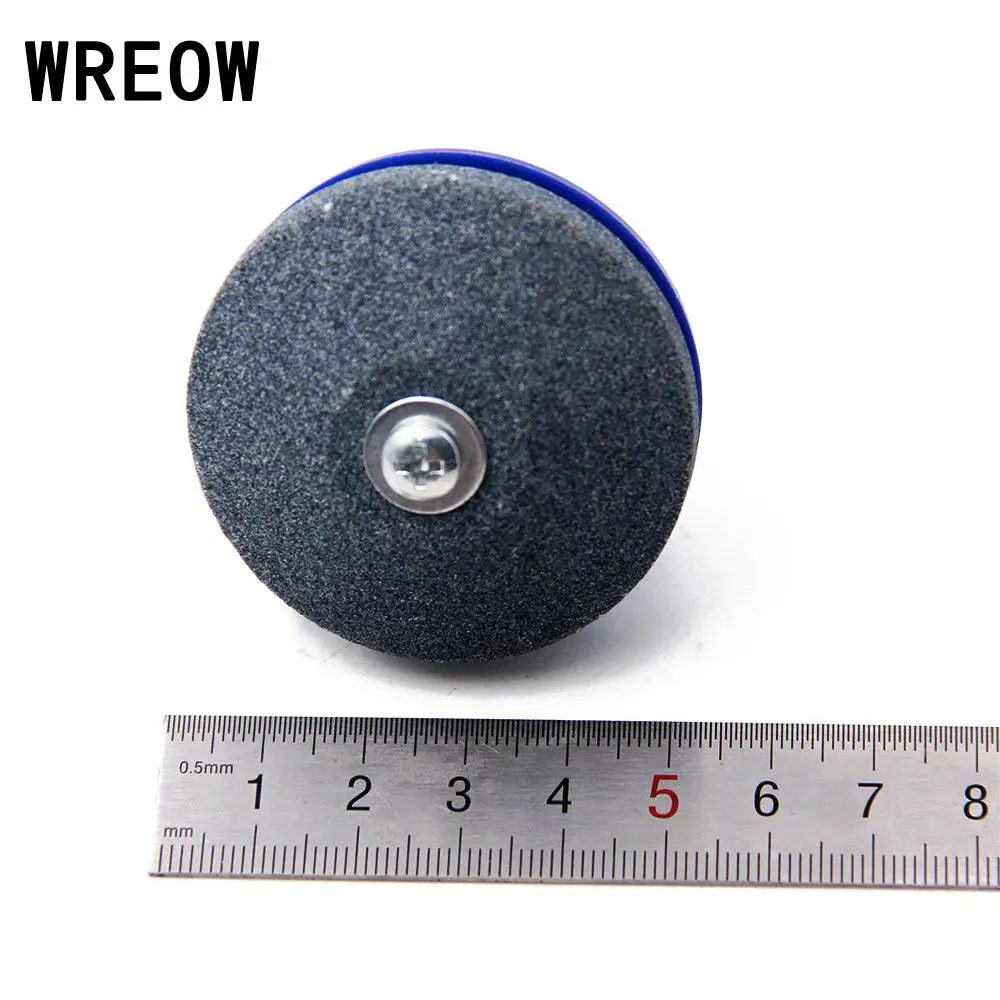 

Universal 50MM Faster Lawn Mower Sharpener Lawn Mower Blade Sharpener Universal Grinding Rotary Drill Cuts Blade Sharpening Tool