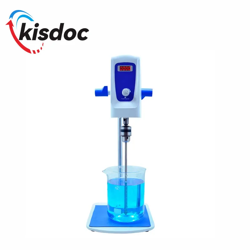 Digital display strong electric mixer laboratory precision force increasing timing electric mixer, cosmetic mixer 0-1500rmp