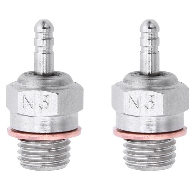 2 Pezzi Candelette Hot Spark Vertex Sh Parti Di Ricambio Del Motore Per Nitro Truck Sostituire Os Rc Car Hsp 70117 N3