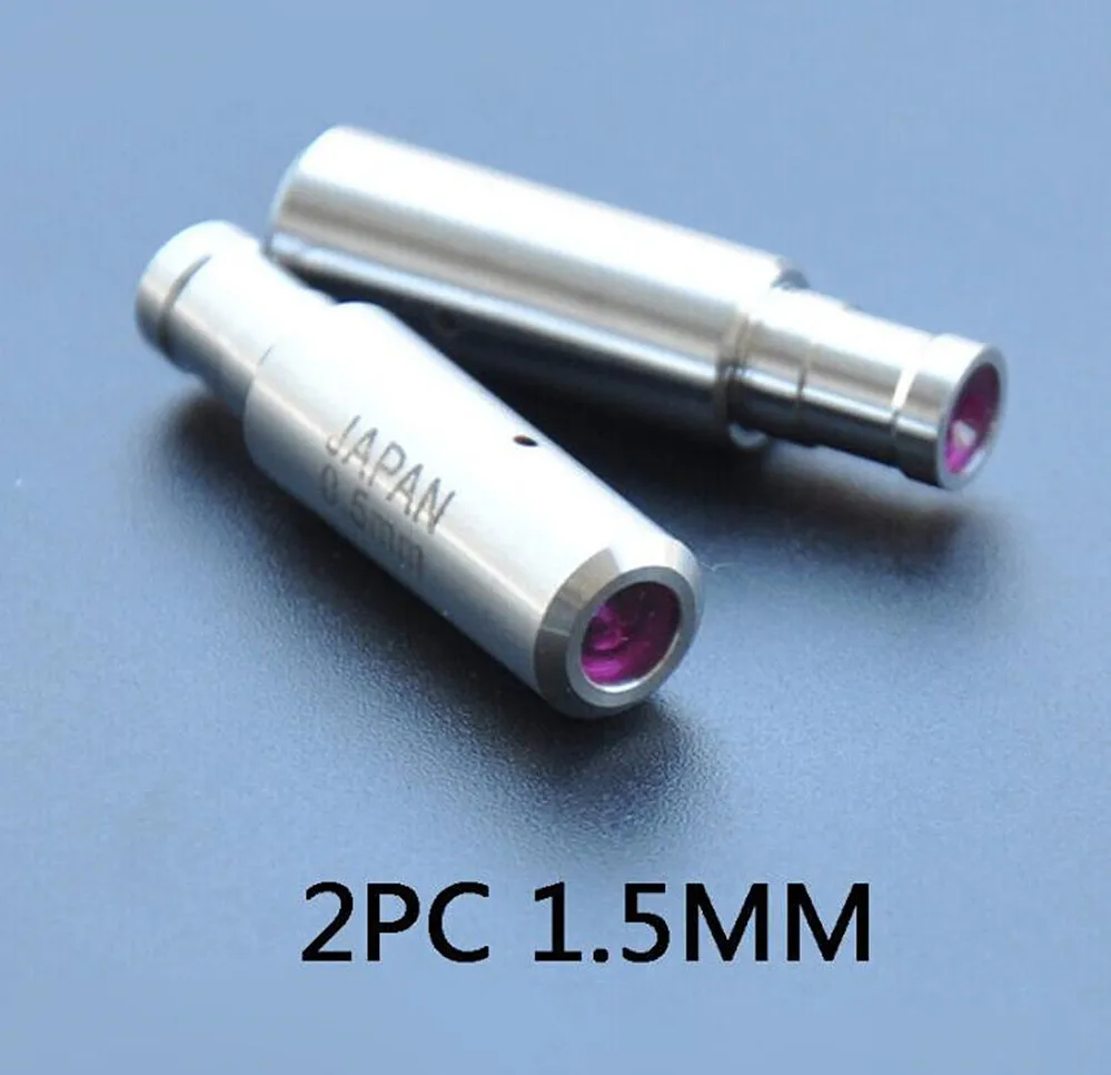 

2PCS 1.5MM Ruby Ceramic Electrode Guide EDM Wire Cut For CNC Drilling Machine Parts