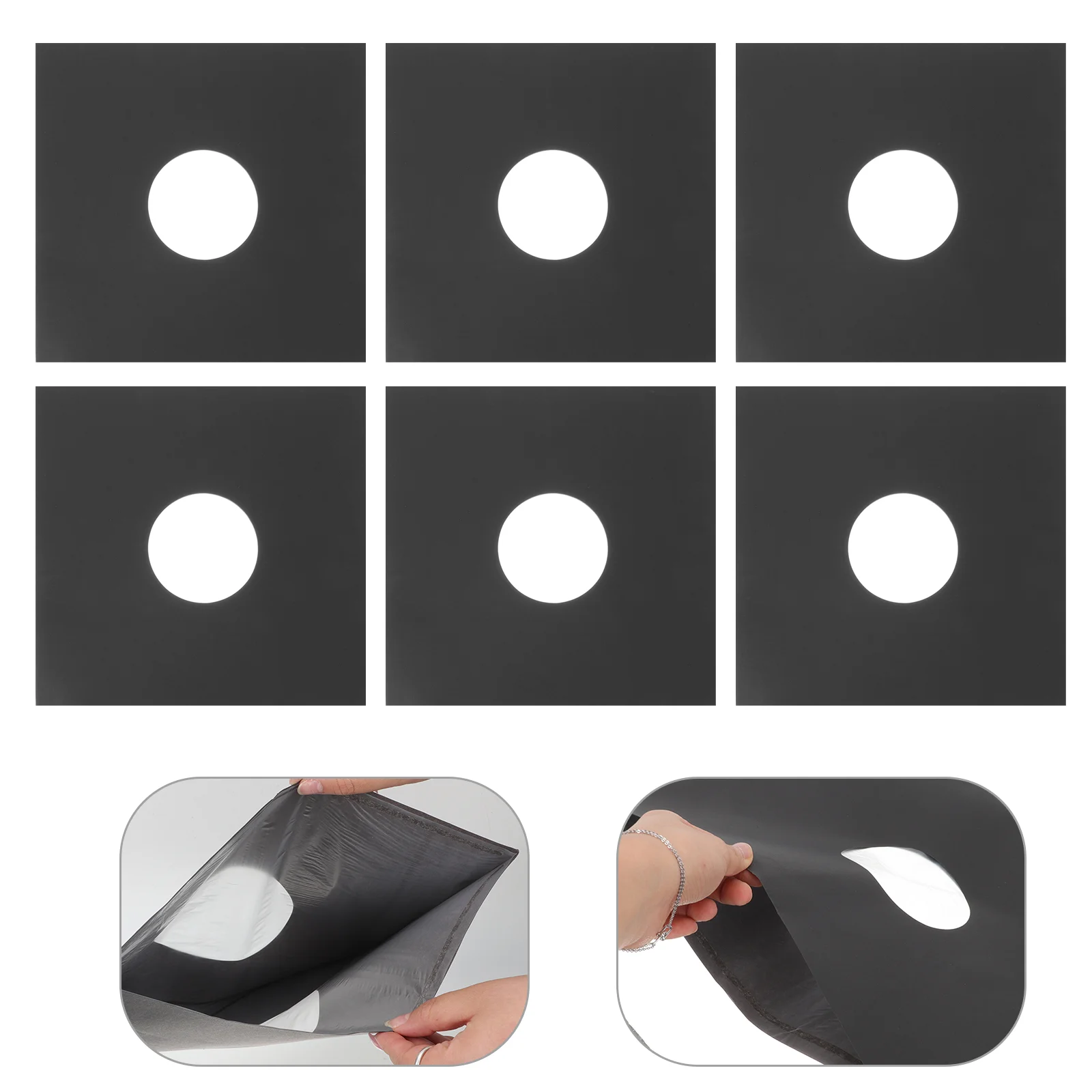 

Сумка для записи, виниловые мешочки для хранения, прозрачный рукав, повторно используемый внутренний протектор, альбом для многоразовых записей