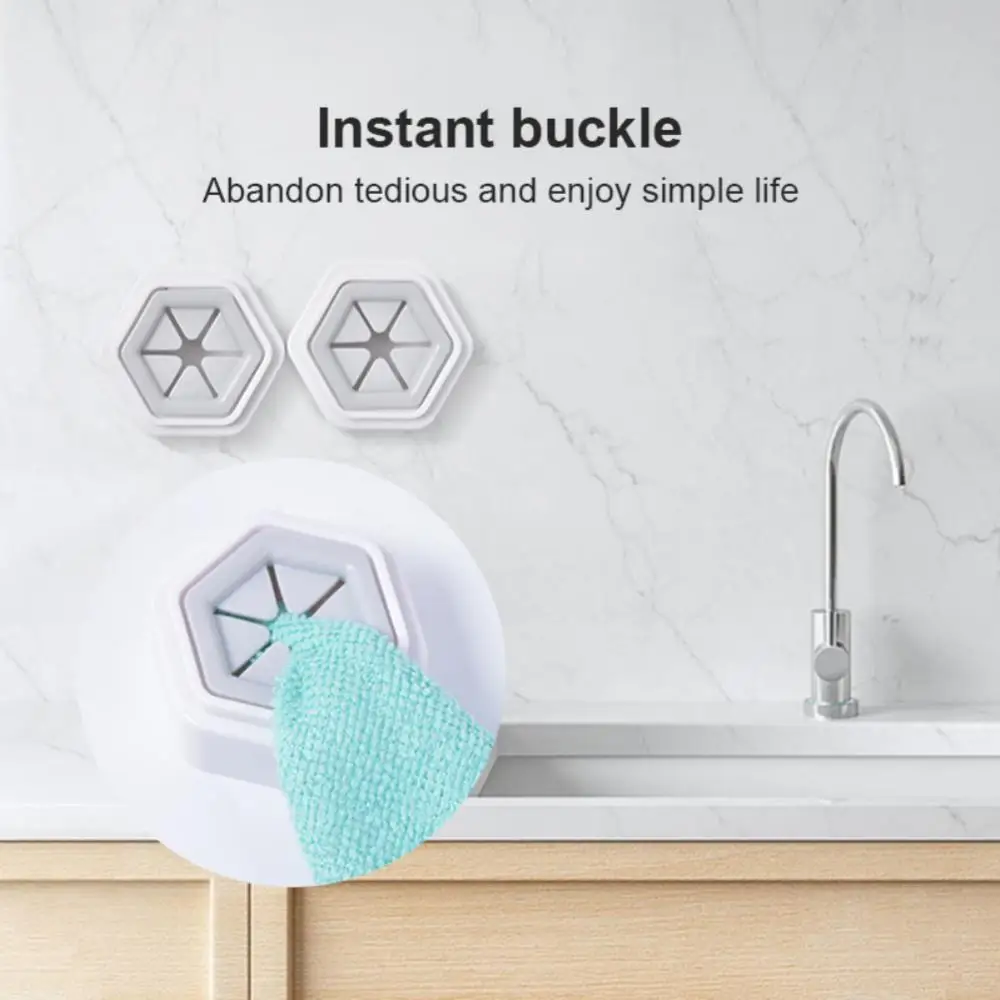 Self Adhesive Towel Holder Sucker Wall Rack Washing Cloth Rag Hook Storage Hanger Hand Towel Dish Rack Bathroom Kitchen