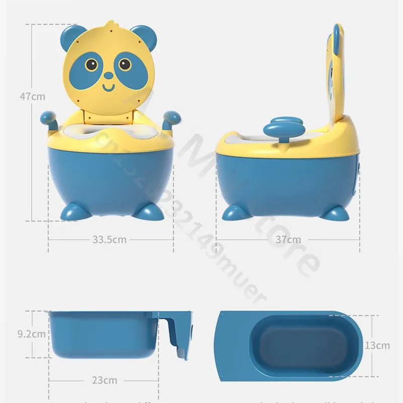 Children's potty for 1-7 years old/ Cute shape baby seat Easy to clean baby potty potty/ Safe trainer seat for boys and girls 6
