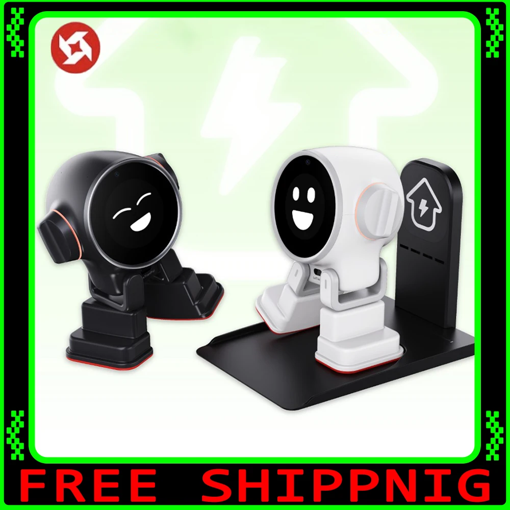 AI Rux Smart Robot Emotional Interaction Companion Pet Robot Desktop Decoretion Kawaii Pet For Children Christmas Present Custom