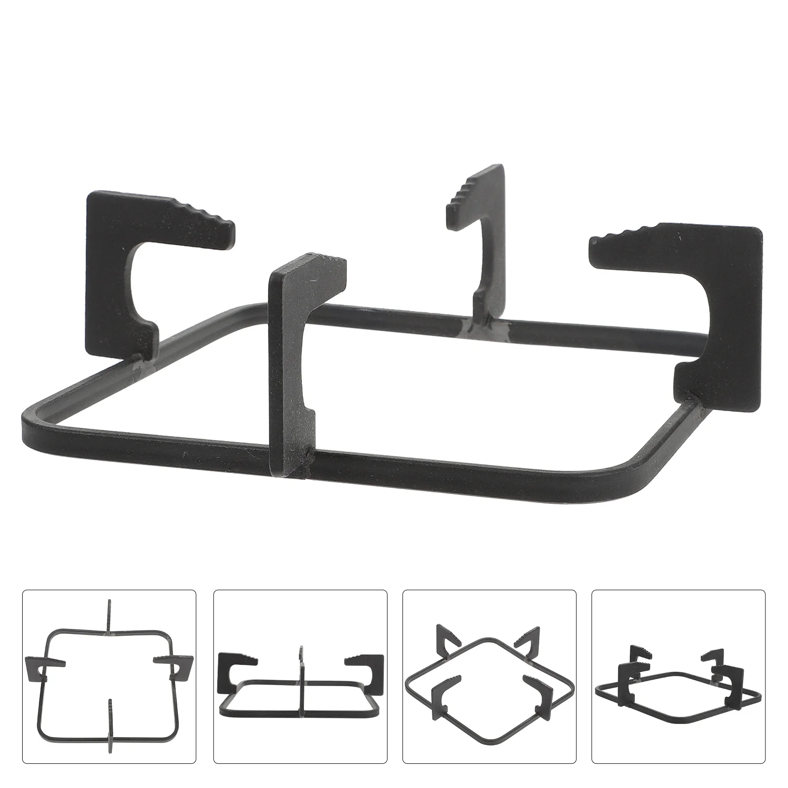 

Gas Stove Bracket Accessory Stainless Steel Practical Holder Cast Iron Kitchen Supply Tool