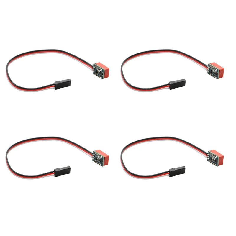 4PCS 릴레이 스위치 PWM 전자 모듈 원격 제어 네비게이션 라이트 범용 최대 1A 지원 RC UAV 드론 용 5V 수신기