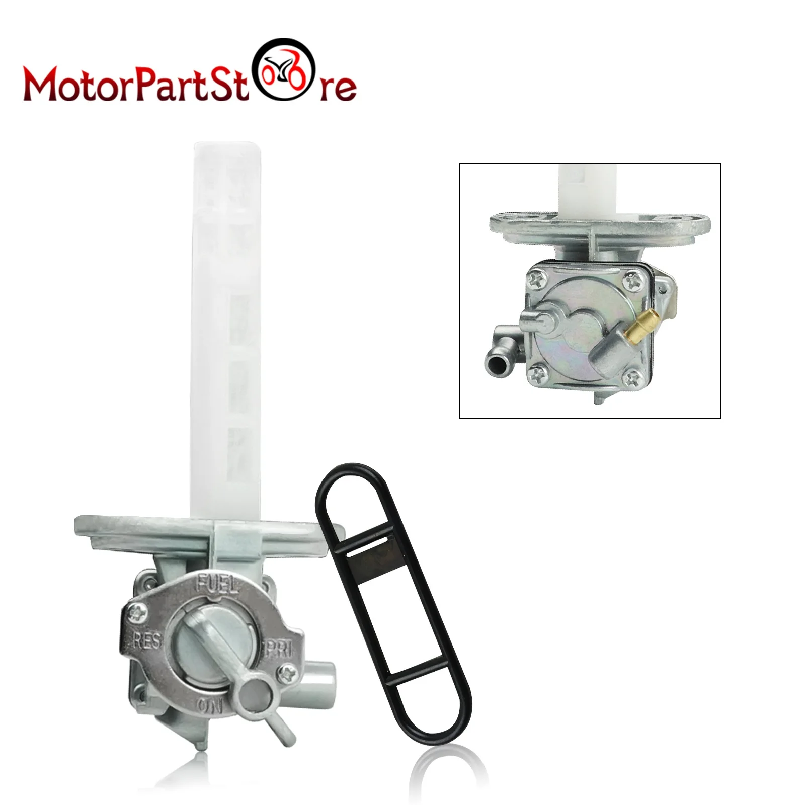 Fuel Petcock Valve Gas Fuel Shut Off Tank Switch Pump 44mm for Suzuki
