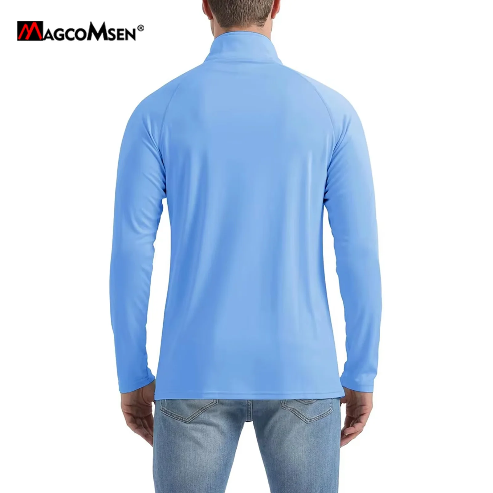 Men's UV Protection Quick Dry Lightweight Long Sleeve Outdoor Shirt UPF 50