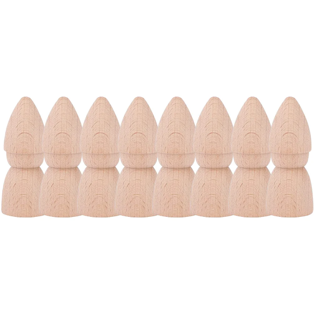 

Wood Bodies Wooden Puppet Light House Decorations Home DIY Painting Peg Dolls