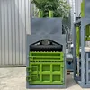 Semi Automatic Vertical Garbage Station Scrap Baler Hydraulic Baling Press Machine Cardboard Plastic 60T Baler Compactor 3