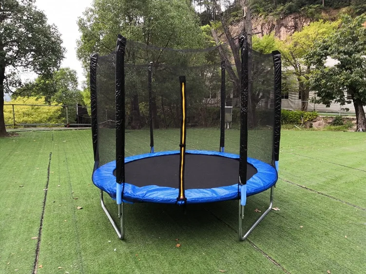6/8/10FT Trampoline Replacement Safety Net Weather-Resistant Protection Net with Double-Headed Zipper for Kid Outdoor Sports 5