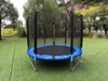 6/8/10FT Trampoline Replacement Safety Net Weather-Resistant Protection Net with Double-Headed Zipper for Kid Outdoor Sports 5