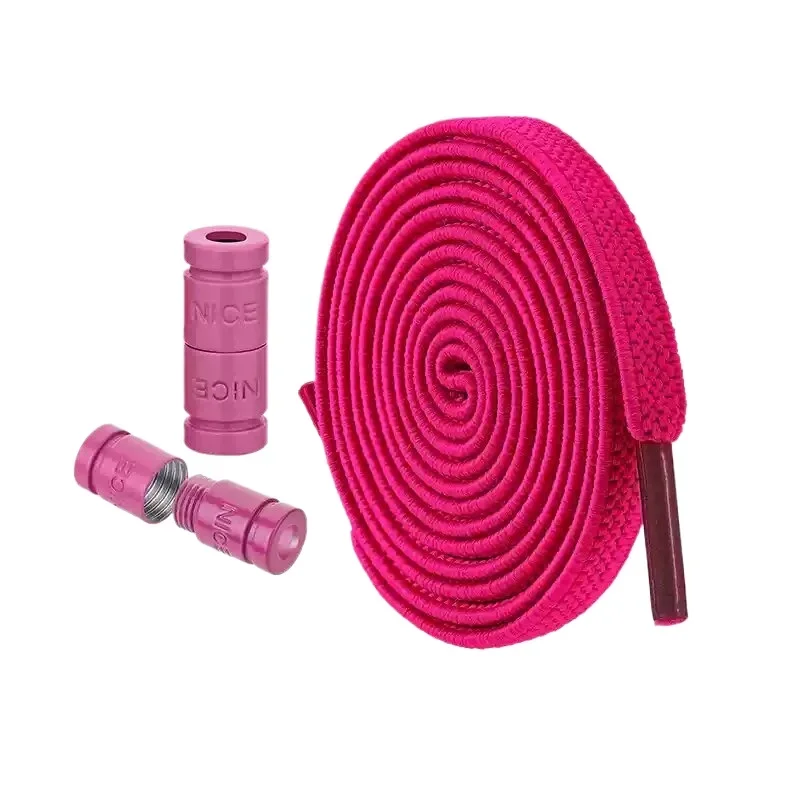 Vibrant No-Tie Elastic Shoelaces