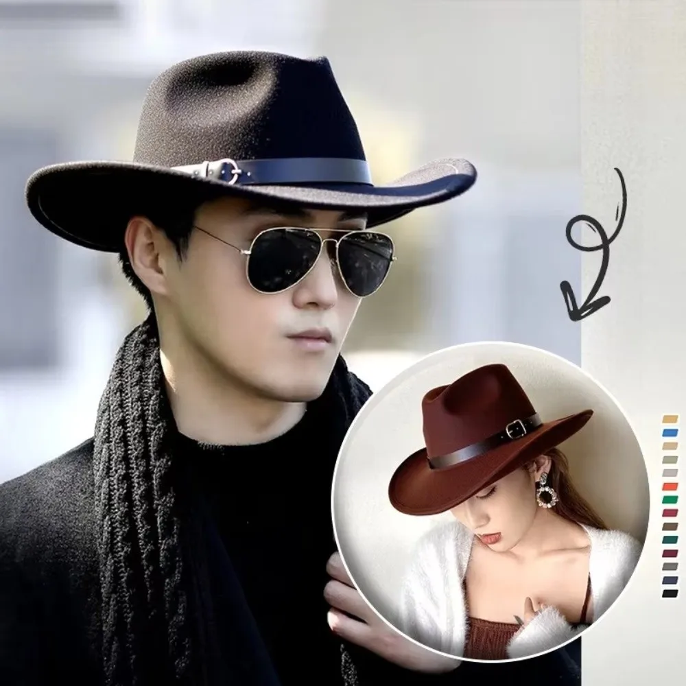 Wool Poly Gentleman Fedora Hat for Daily Wear