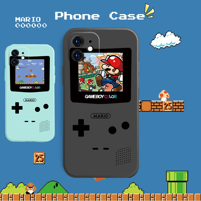 Coque pour iPhone 12 - Game Boy Color Turquoise