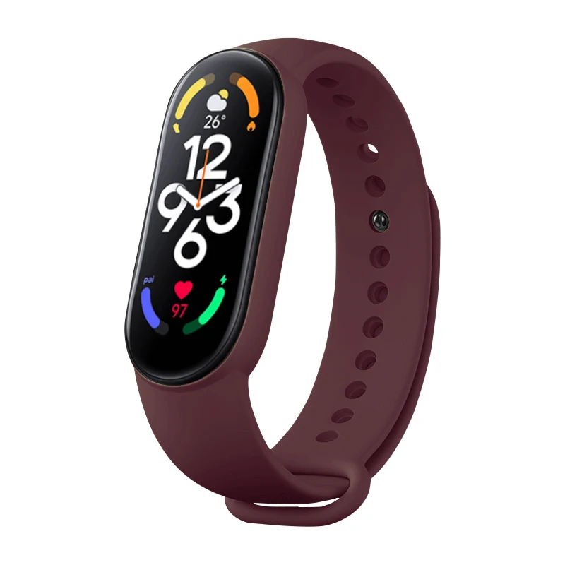 Breathable Silicone Smartwatch Wristband Strap