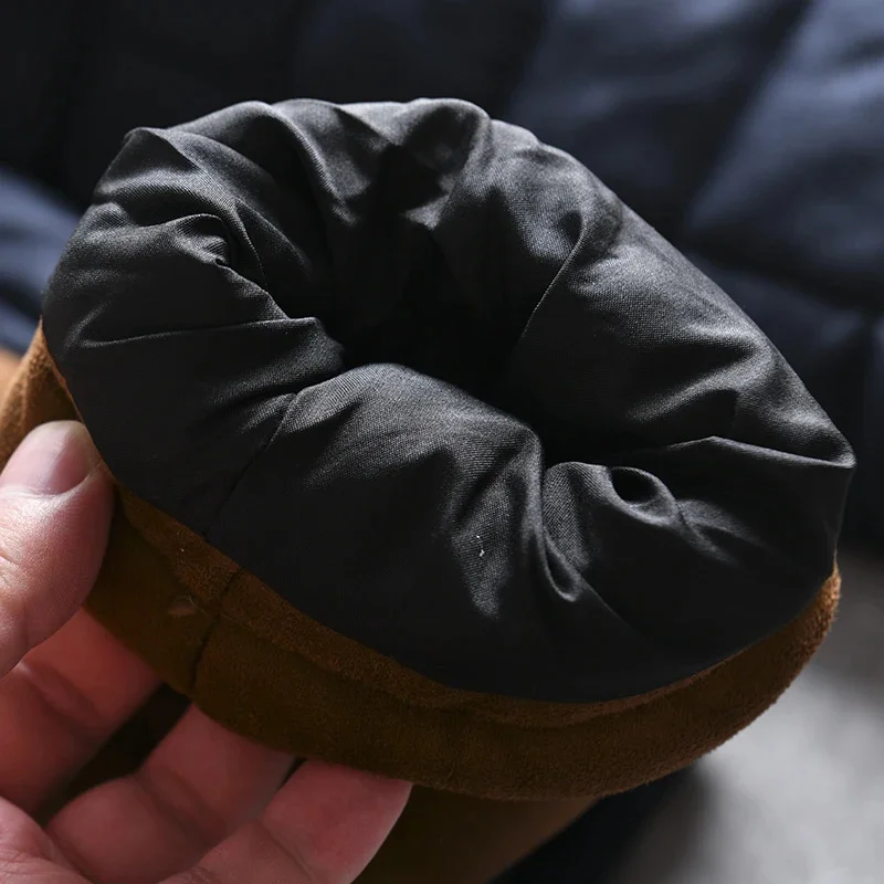 Description Picture 6 of itemYOLANFAIRY 2024 Winter Jacket Men’s Parkas Cotton Padded Jackets Men Suede Stand Collar Warm Coats куртка FCY2441