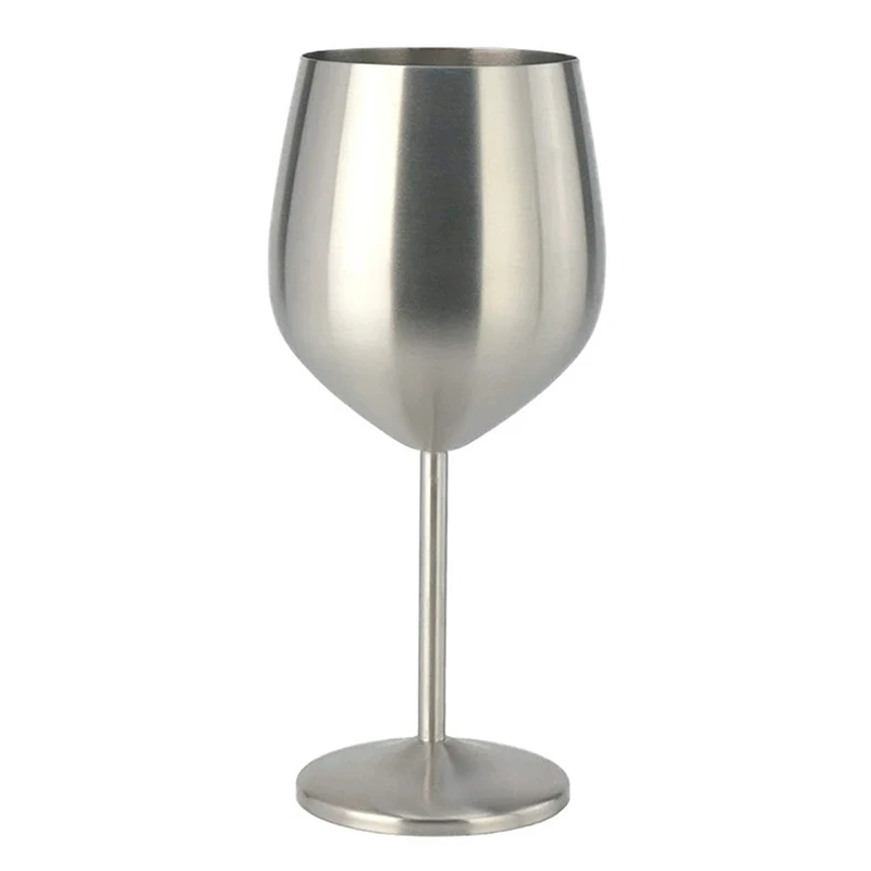 500ml Stainless Steel Cocktail Wine Glass - Elegant Bar and Restaurant Drinkware