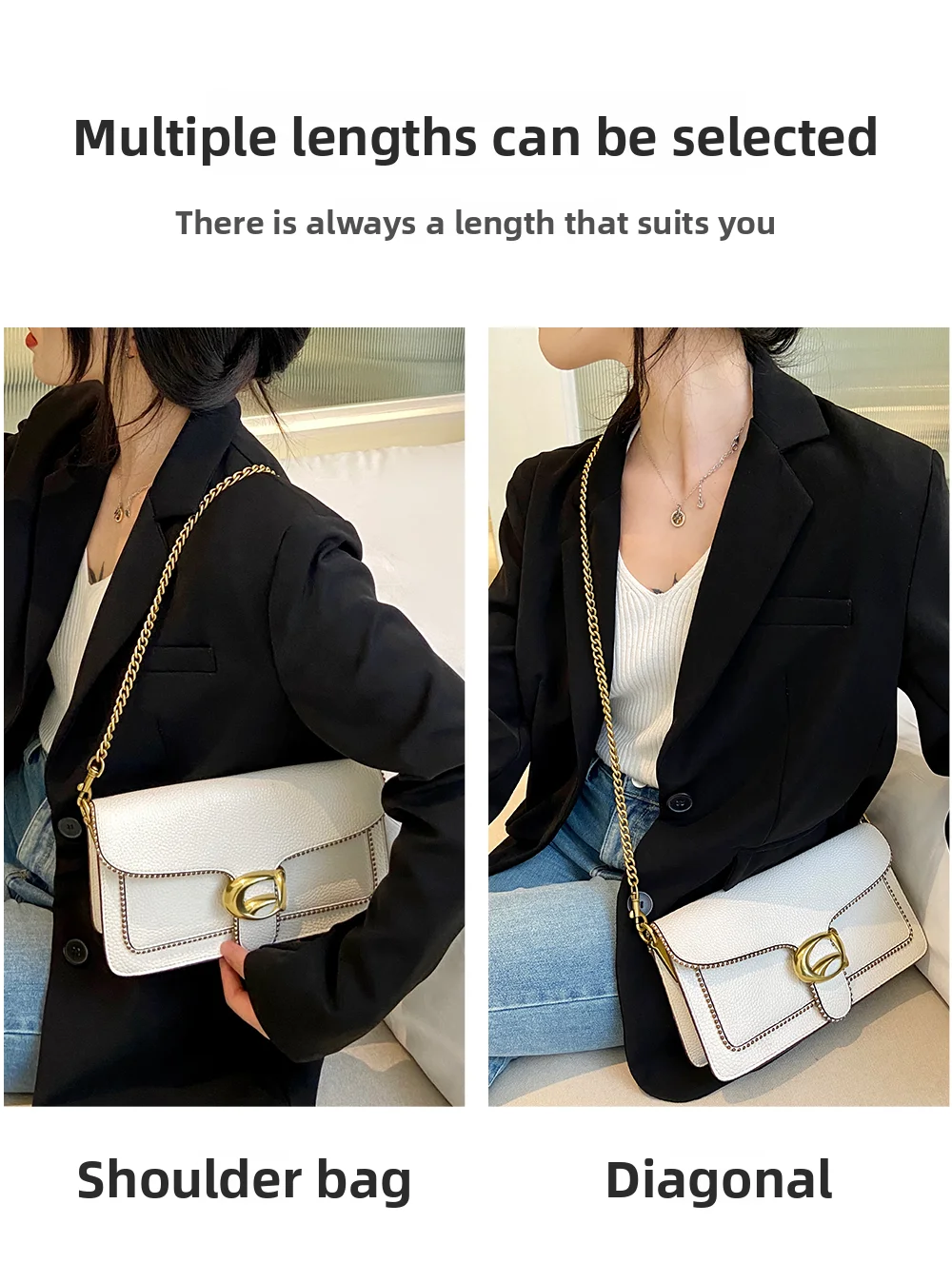 Bag Chain For Coach Tabby26 Mahjong Bag Chain Accessories Crossbody Bag Strap Shoulder Strap Bag Transformation Accessories