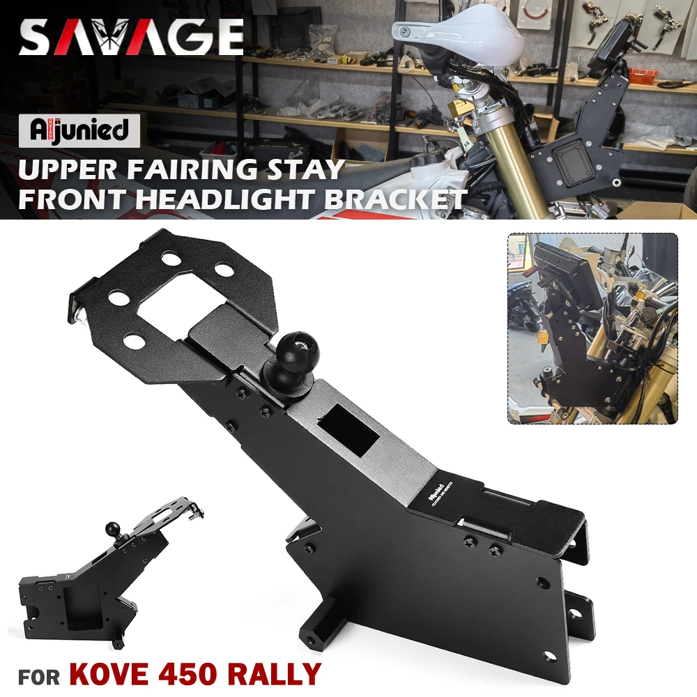 

For KOVE 450 Rally Front Headlight Bracket Upper Fairing Stay Motorcycle Accessories Head Cowling Headlamp Holder Navigation