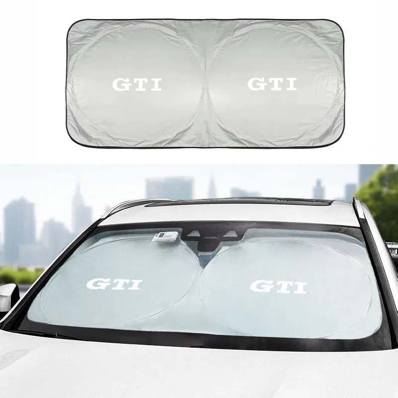 Car Windshield Sun Shade Visor UV Protection Shield For VW Scirocco GTI Polo Passat Golf Tiguan Jetta T-ROC Beetle Sharan Touare