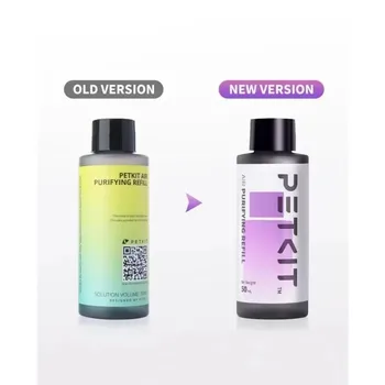 Lettiera autopulente intelligente PETKIT con liquido purificante, deodorante e facile da trasportare, per il bagno del gatto.