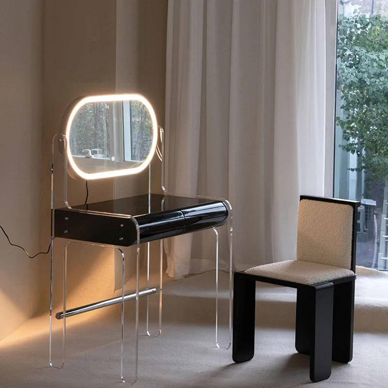 

Storage Drawer Dressers Luxury Mirror Bedroom Makeup Dressers Small Womens Dressers Minimalist Nordic Schminktisch Decoration