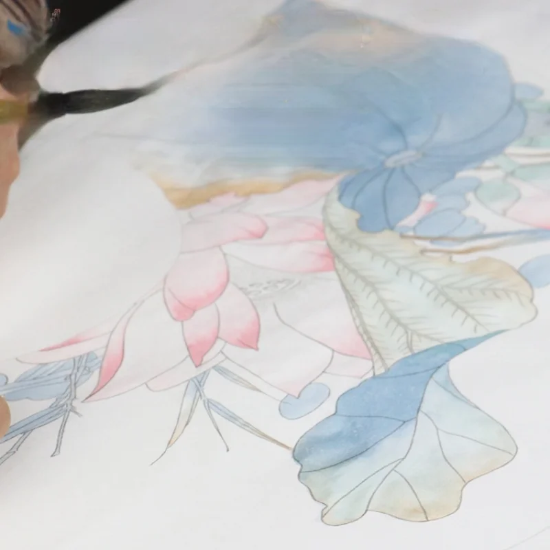 Meticulous Painting Line Drawing Draft Beginner Painting Copying Draft Chinese Flowers Birds Peony Characters Baimiao Drafts - immagine 3