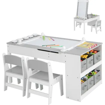 Kids Art Table & Easel Set 1