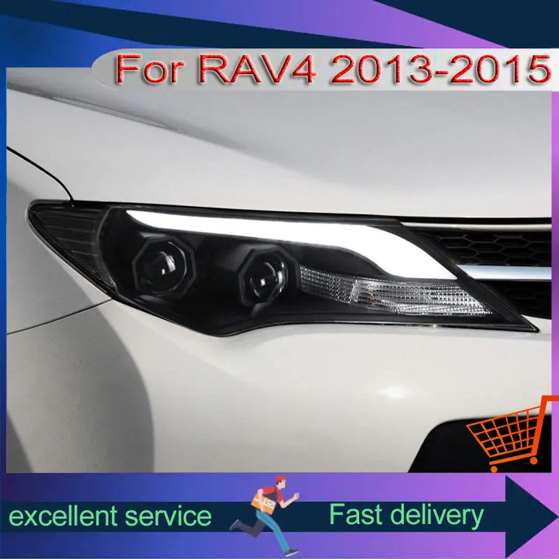 AutoStylingForToyota20132015RAV4HeadlampUpgradeDRLHeadlight