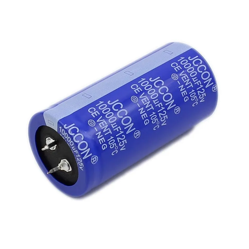 JCCON 125V10000UF 10000UF 125V High Frequency Low ESR Audio Aluminum Electrolytic Capacitors 35X70MM 35x100mm 1PCS