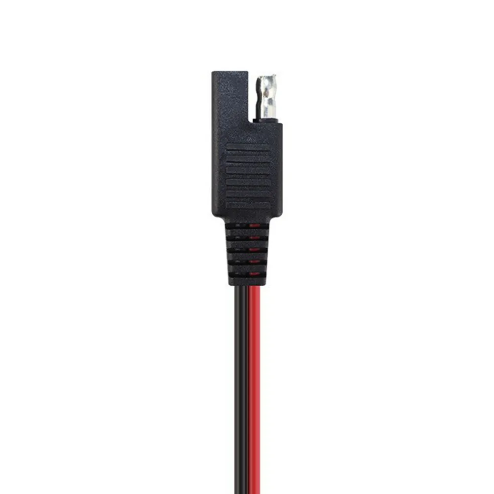 2Pcs SAE Single-ended Cable Power Extension Connector Plug Cable Solar Panel Battery Adapter Quick Connect