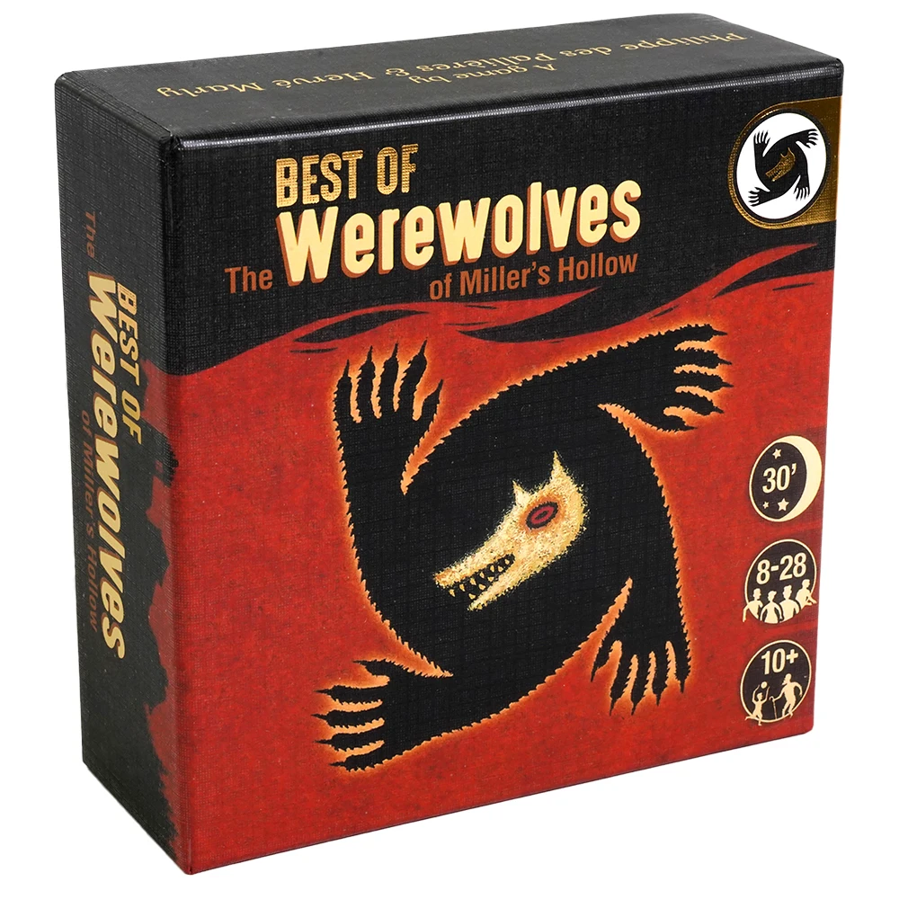 The Werewolves of Miller's Hollow Party Card Game Box Set Ultimate Character Collection Bluffing Deduction Board Game