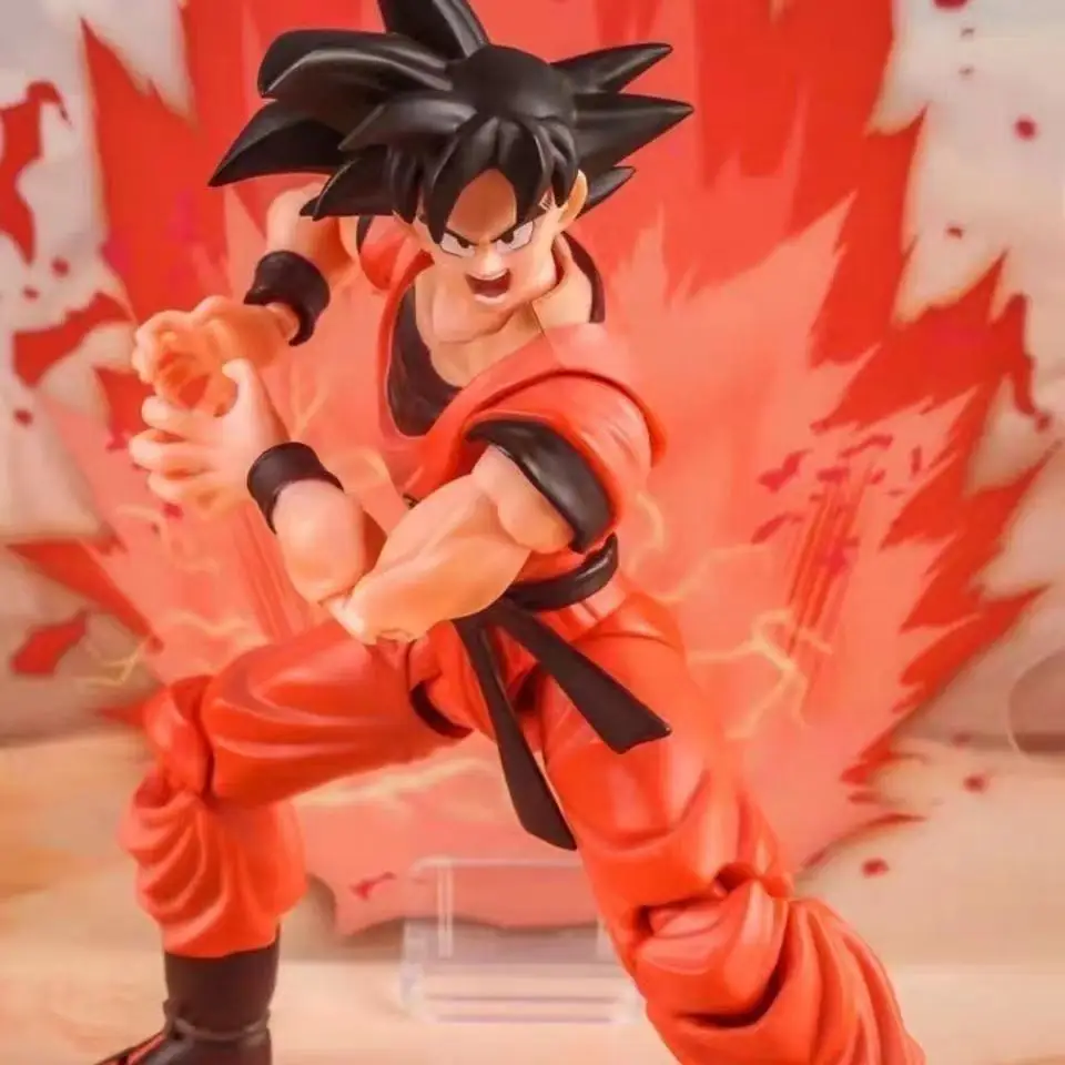 

In Stock Demoniacal Fit DF dragon ball Model Red Goku Kong Action Figure Pvc Model Toys