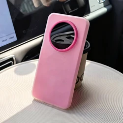 Jelly Color 2 - in - 1 Shockproof Phone Case with Soft Back and Hard PC Cover for Redmi A3x (Hot Pink)
