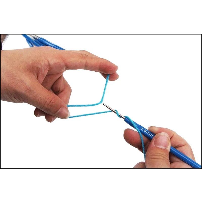 금속 크로셰 후크 레이스 뜨개질 바늘, DIY 수공예, 작은 크로셰, 고급 양모 뜨개질 바늘, 0.6-1.75mm, 세트당 8 개