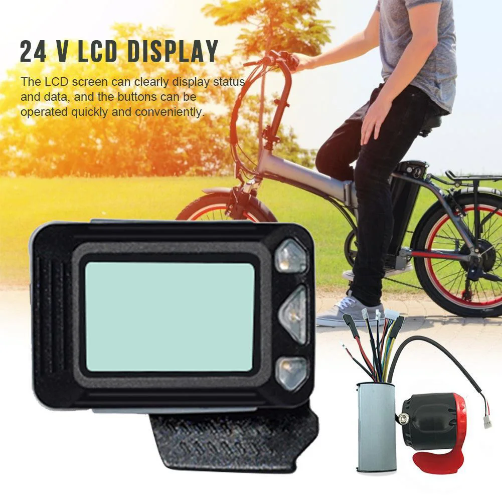 Controlador De Motor Eléctrico, Con LCD Y Palanca De Cambios De Pulgar Controlador De Motor 2 En 1 Eotvia 500w Controlador De Motor Eléctrico, Con LCD Y Palanca De Cambios De Pulgar Controlador De Motor 2 En 1 Eotvia 500w
