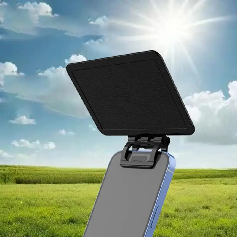 1pcs Mobile Phone Sun Visor Uv Protection Phone Screen Universal Smartphones Sunshade Cover For Outdoor Use