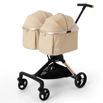 Foldable Dual Cat Stroller 1