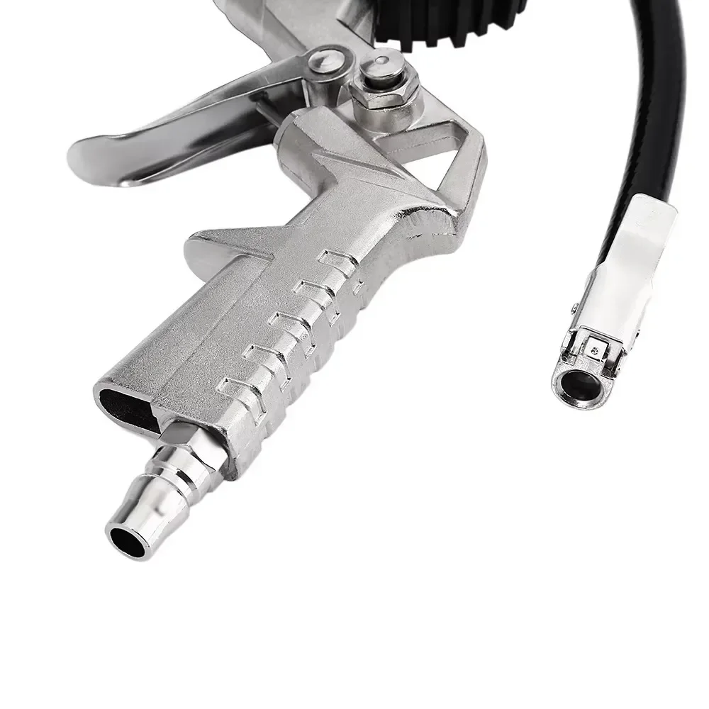 Dettaglio dell'impugnatura del manico del gonfiatore