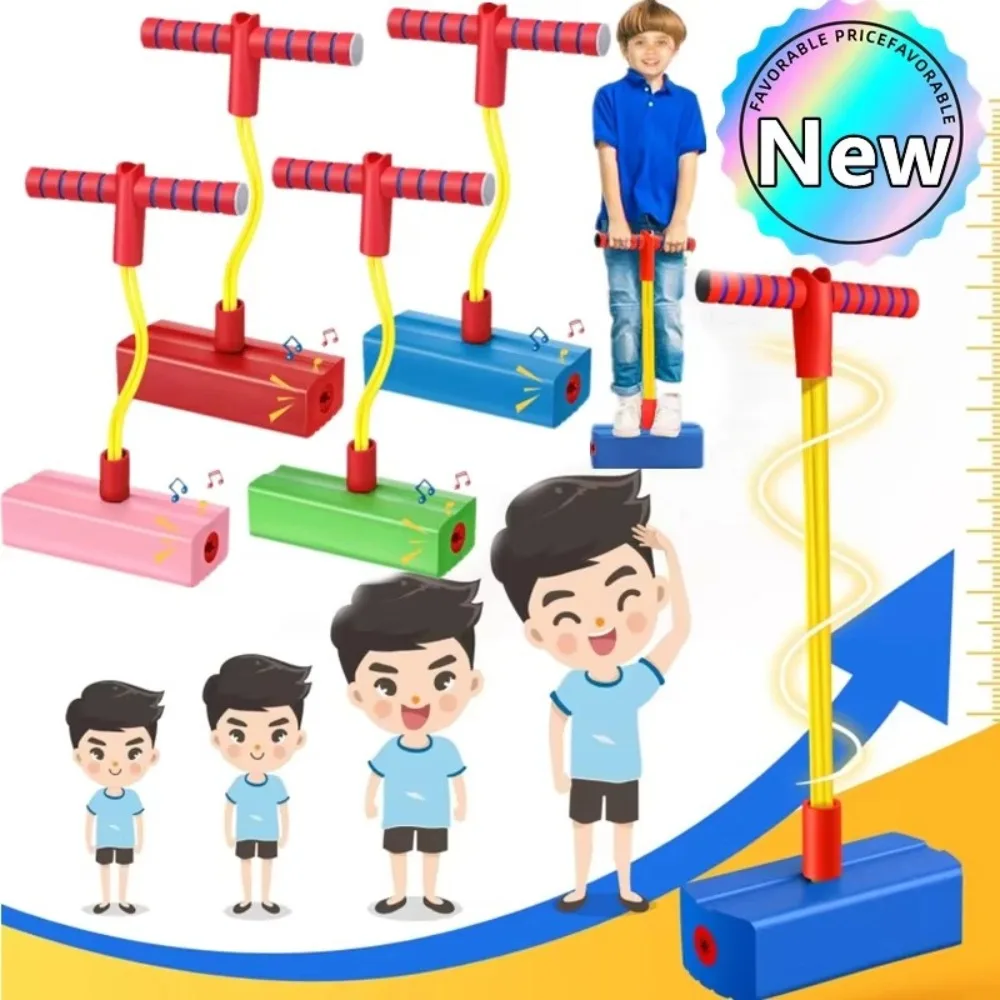 Jumping Tools For Kids Safe Children Pogo Stick Jumper Bounce Sense Training With Squeaky ...