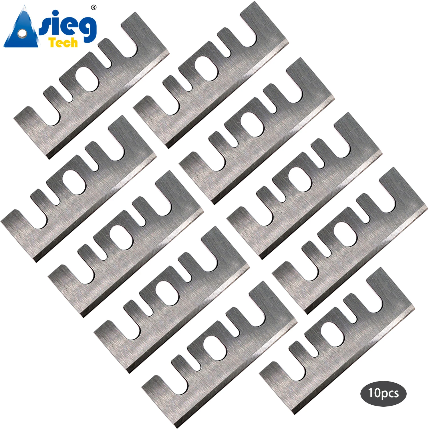 82&times;29&times;3mm F20A TCT Carbide Planer Blades Jointer Knife Resharpenable for Woodworking Planer Tool Hitachi F20A 10 Pieces