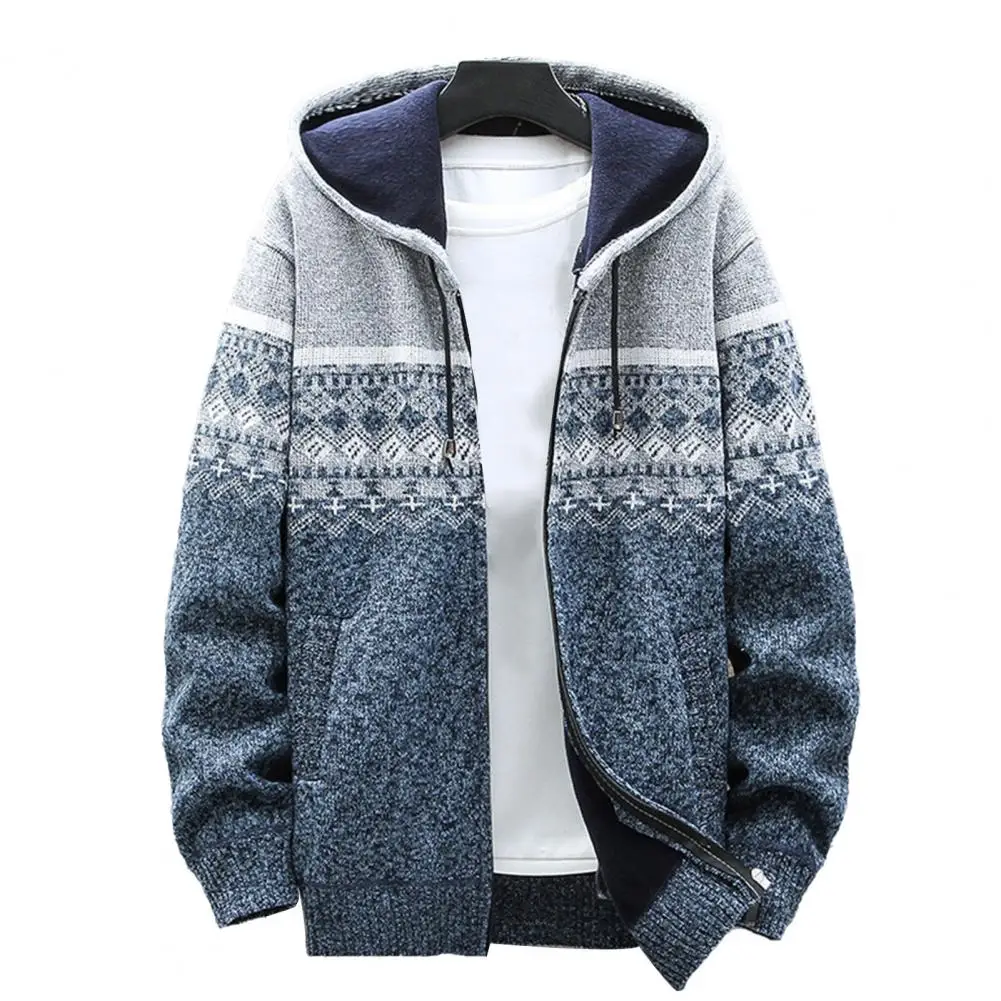 

Autumn Men's Jackets Korean Fashion Streetwear Harajuku Winter Hooded Jackets Casual Men Clothing Wool Jackets Warm Jacket 2023