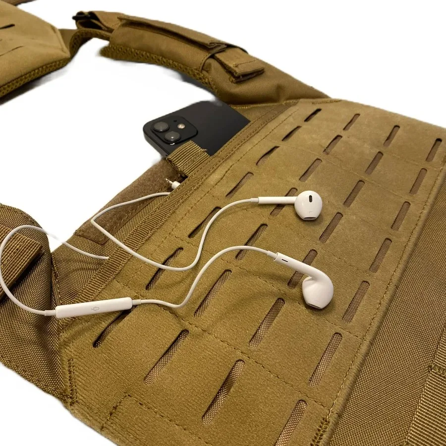 Adjustable Weighted Vest/Incl. 3D Weight Plates in 30lbs - Optimized Weight Distribution and with Curved Plates for Running, Fun