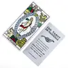 Marseille Tarot Deck Full English Version Magic Tarot Board Game Universal Tarot Mini Rider Tarot Adventure Time tarot 78PCS 3