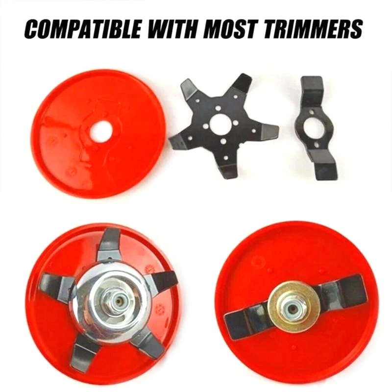 Dual-use Weeder Plate Lawn Mower Trimmer for Head Brushcutter Grass Cutting Machine Cutter Tool 3