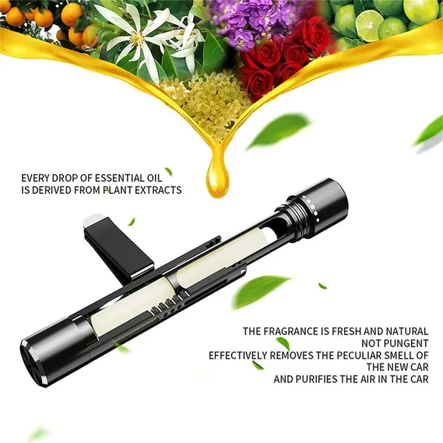 Réinitialisation de parfum d'aération de voiture, décoration de sortie de climatisation, clips d'aromathérapie, diffuseur de parfum, désodorisant, odeur d'arôme 2