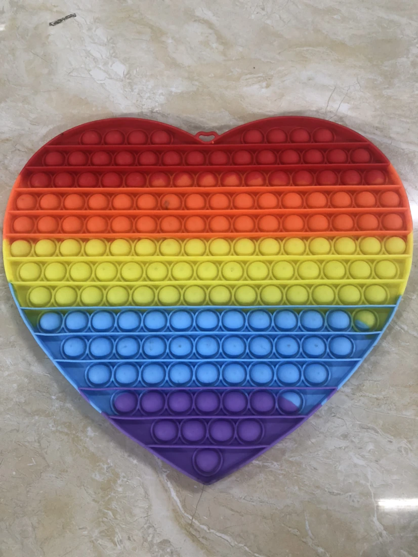Rainbow Antistress Bubble Fidget Toy for Stress Relief