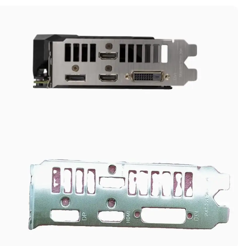 IO I/O защитная задняя панель, задняя панель, держатель, кронштейн из нержавеющей стали для ASUS DUAL-RTX2060-O6G-EVO TUF-GTX1660TI-6G-EVO-G