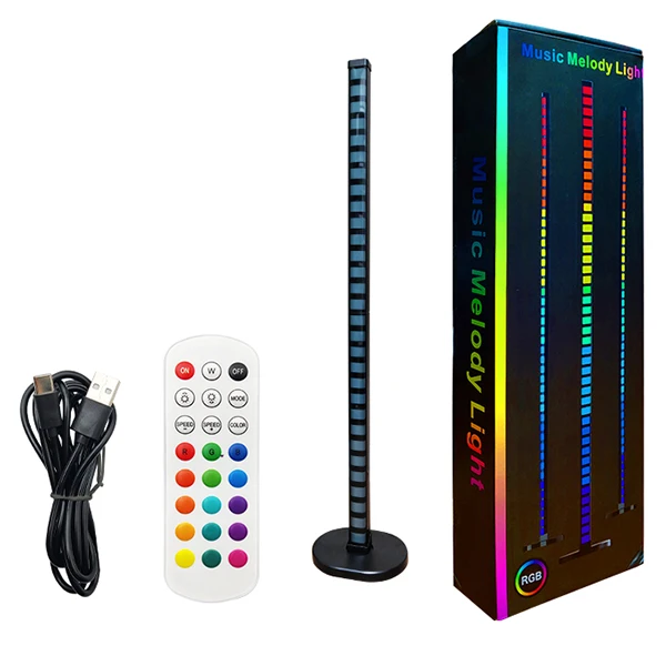 

RGB Light Bars, Rhythm Recognition Gaming Lights for Gamer Room Decor, 47" LED Ambiance Backlights Floor Lamp for Gaming, TV